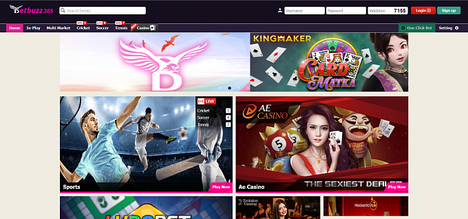 Área VIP do BetBuzz Casino com apresentação sofisticada e imagem de marca premium